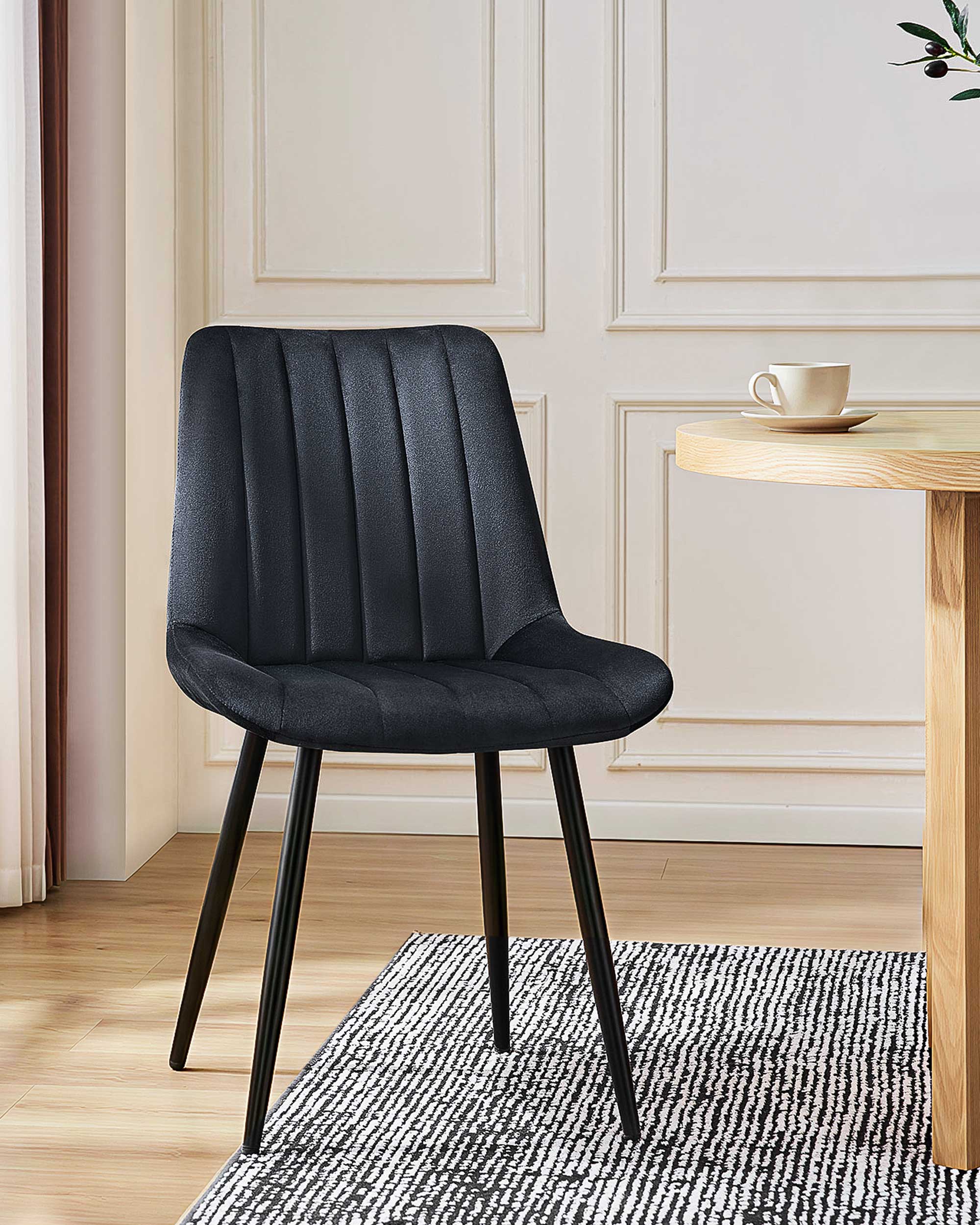 Clair Esszimmerstuhle aus Samt