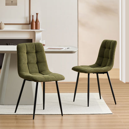 Christie Esszimmerstuhl aus Leinenmischgewebe