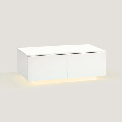 Elara Couchtisch mit LED-Beleuchtung & 4 Schubladen