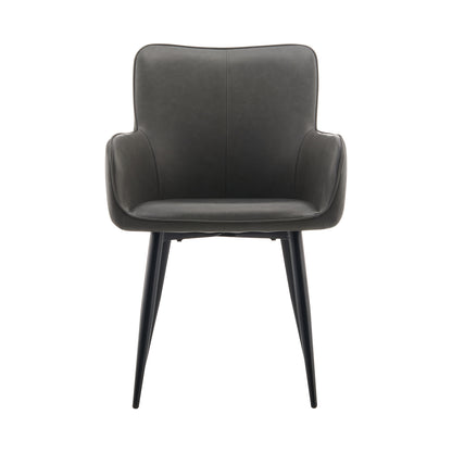 Muhsina Esszimmerstuhl aus Kunstleder[2er-Set]