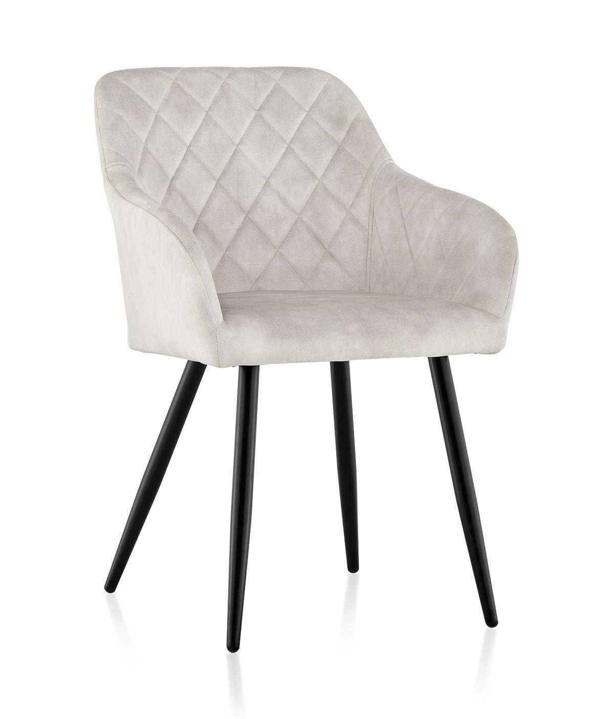 Moree Esszimmerstühle aus Samt mit Diamant-Steppung[2er-Set]