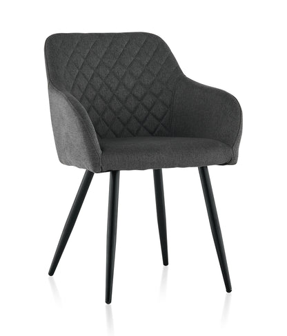 Lumes Esszimmerstühle aus Leinen[2er-Set]