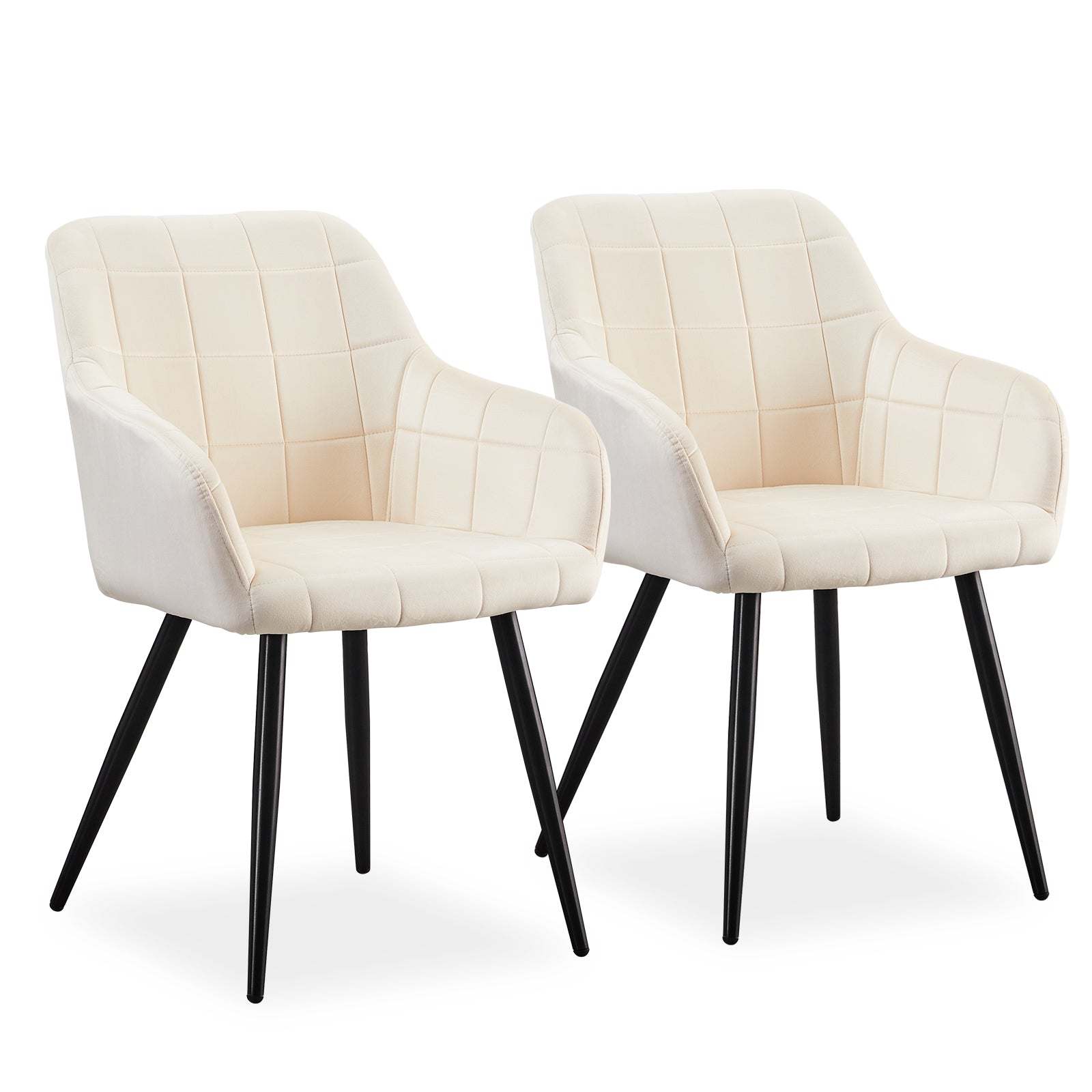 Bloor Esszimmerstühle aus Samt[2er-Set]