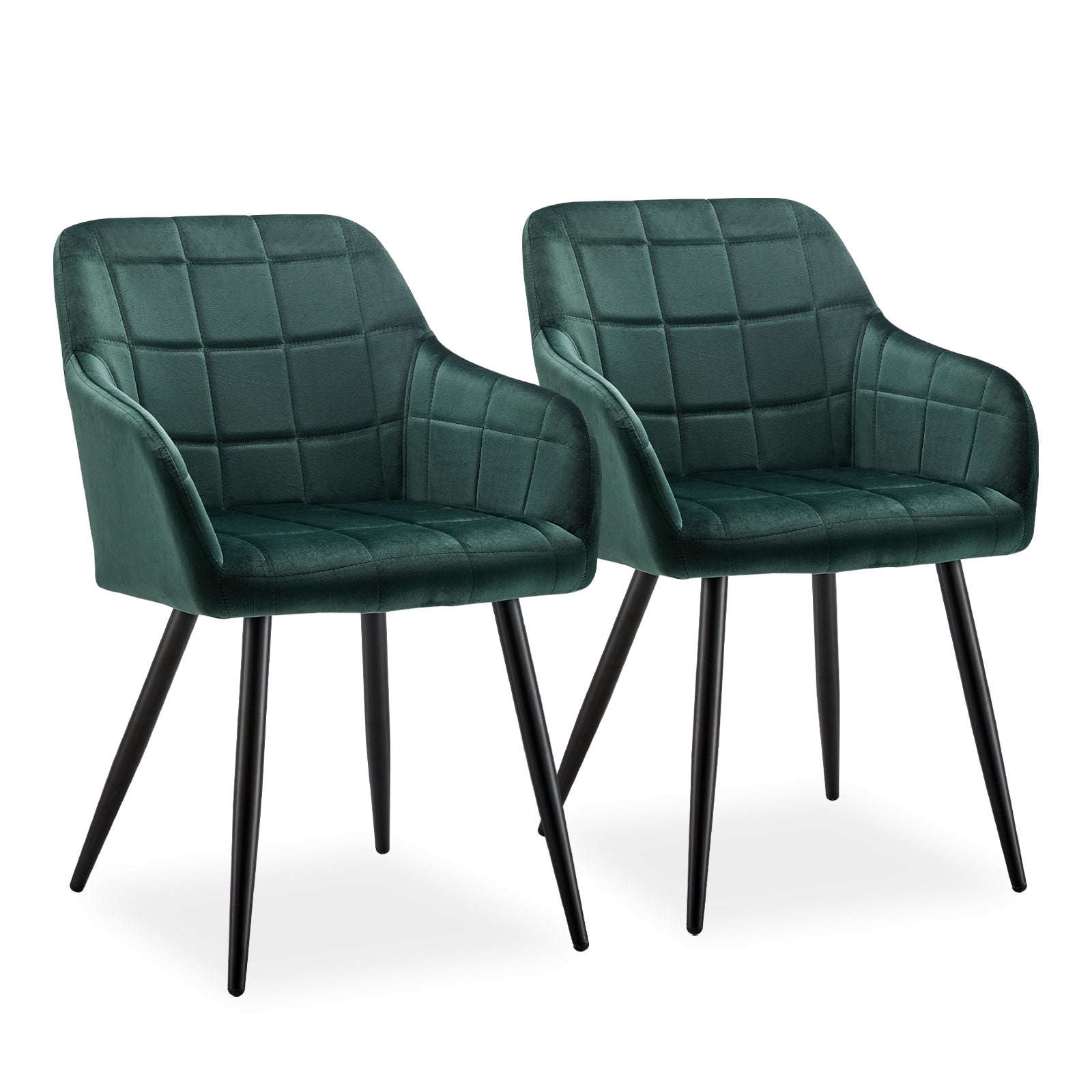 Bloor Esszimmerstühle aus Samt[2er-Set]