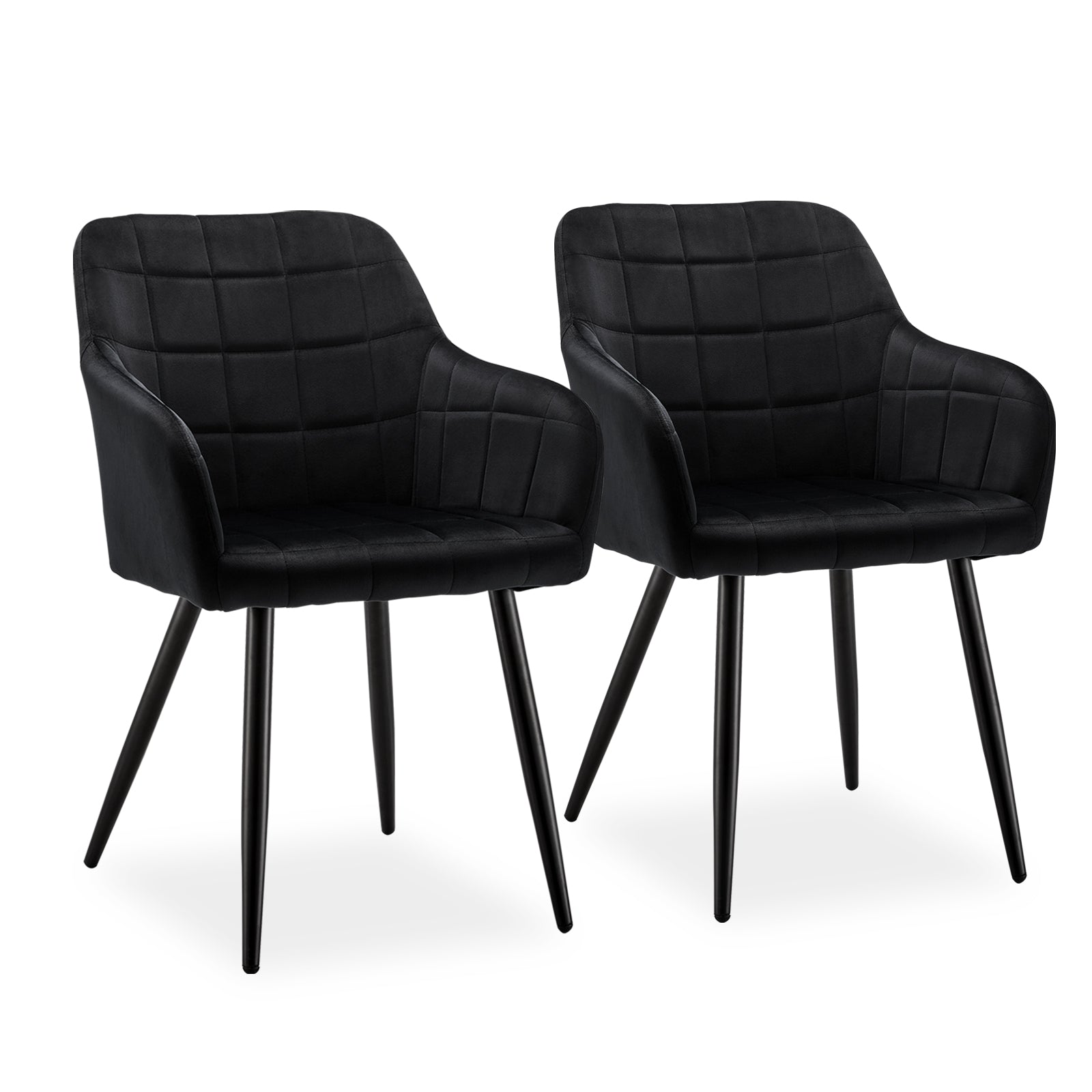 Bloor Esszimmerstühle aus Samt[2er-Set]