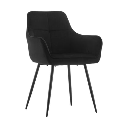 Aven Esszimmerstühle aus Samt[2er-Set]