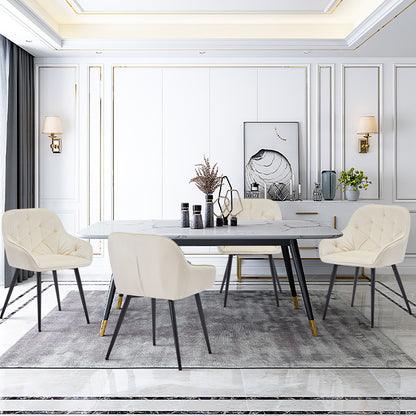 Garvies Esszimmerstühle aus Samt[2er-Set]