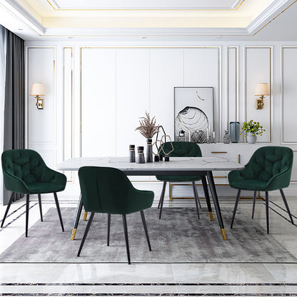 Garvies Esszimmerstühle aus Samt[2er-Set]