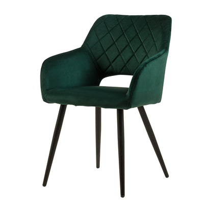 Kieran Esszimmerstühle aus Samt[2er-Set]