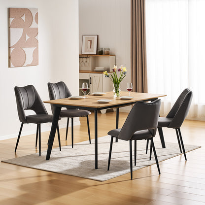 Evo Esszimmerstuhl aus Samt[2er-Set]