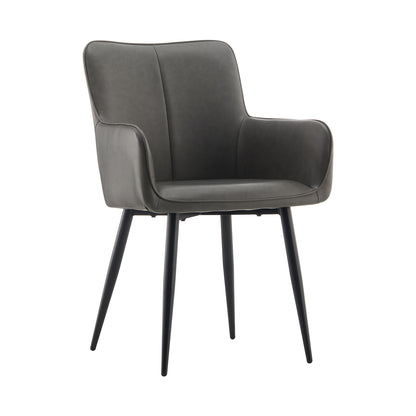 Muhsina Esszimmerstuhl aus Kunstleder[2er-Set]