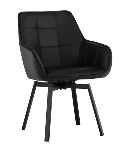 Danyl Armlehnstuhl aus Kunstleder mit drehbar[2er-Set]