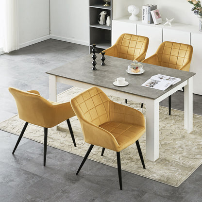 Bloor Esszimmerstühle aus Samt[2er-Set]