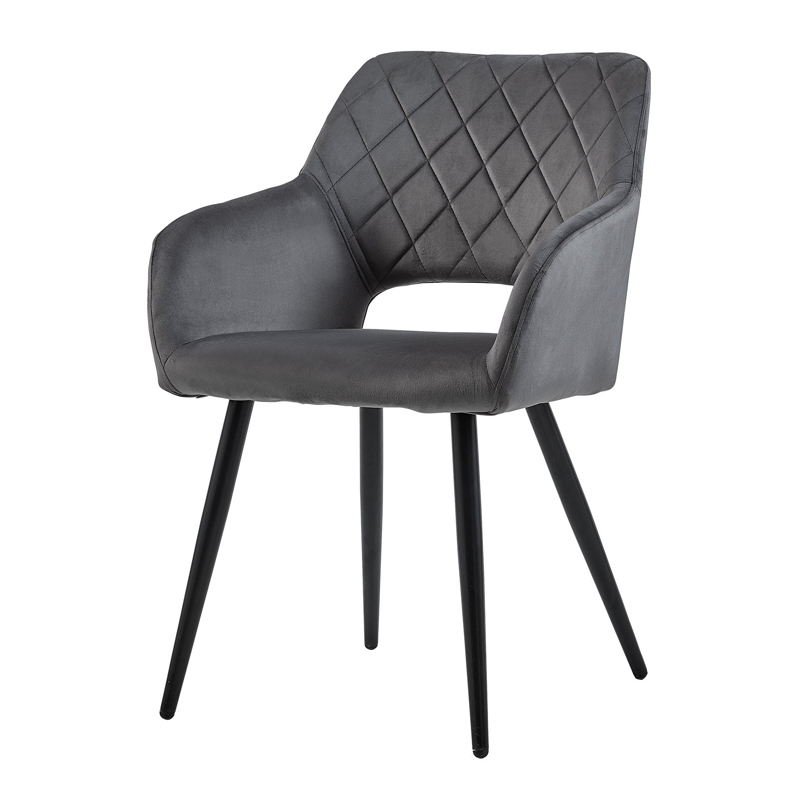 Kieran Esszimmerstühle aus Samt[2er-Set]