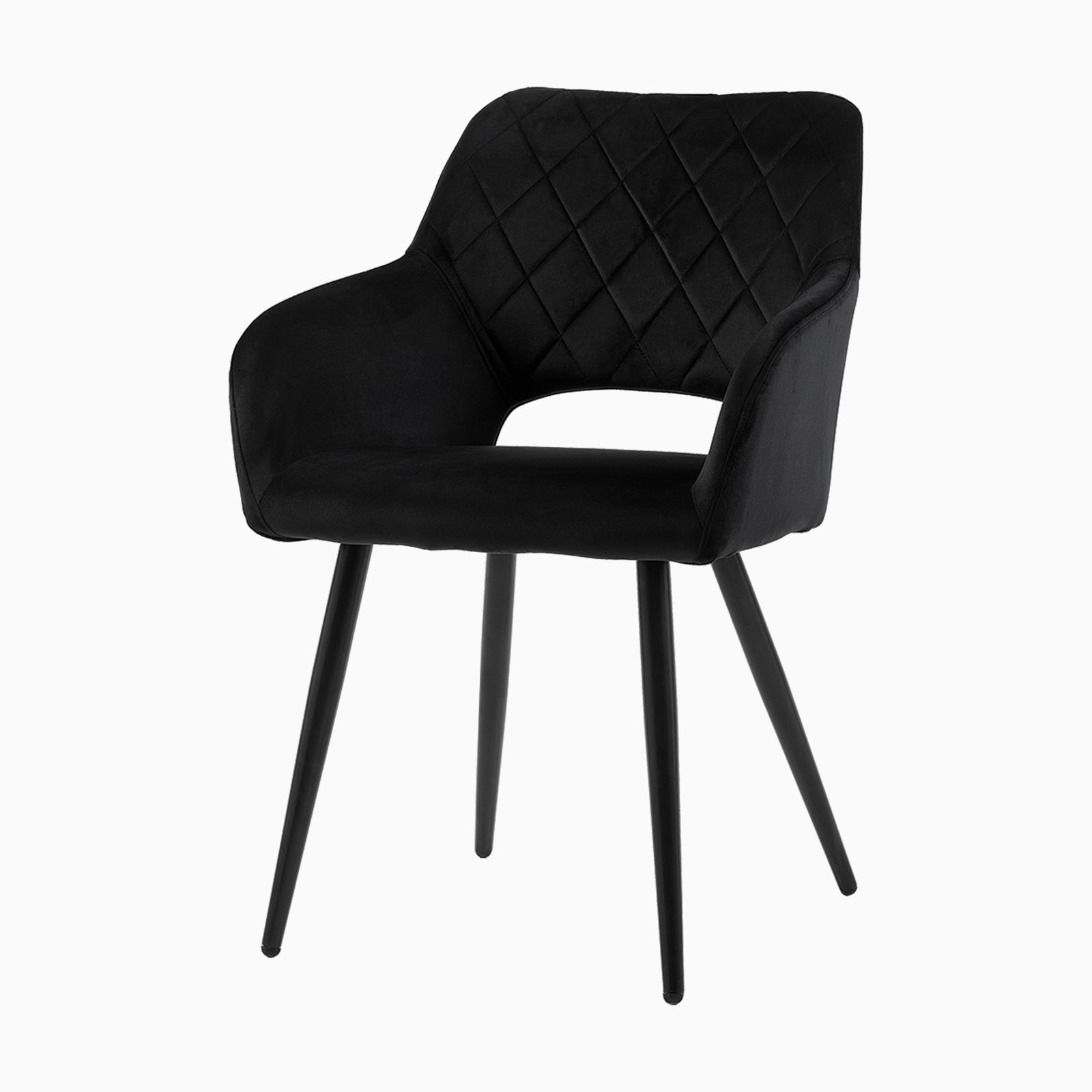 Kieran Esszimmerstühle aus Samt[2er-Set]