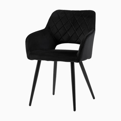 Kieran Esszimmerstühle aus Samt[2er-Set]