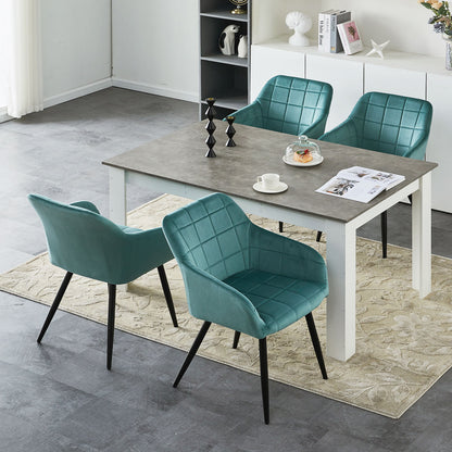 Bloor Esszimmerstühle aus Samt[2er-Set]