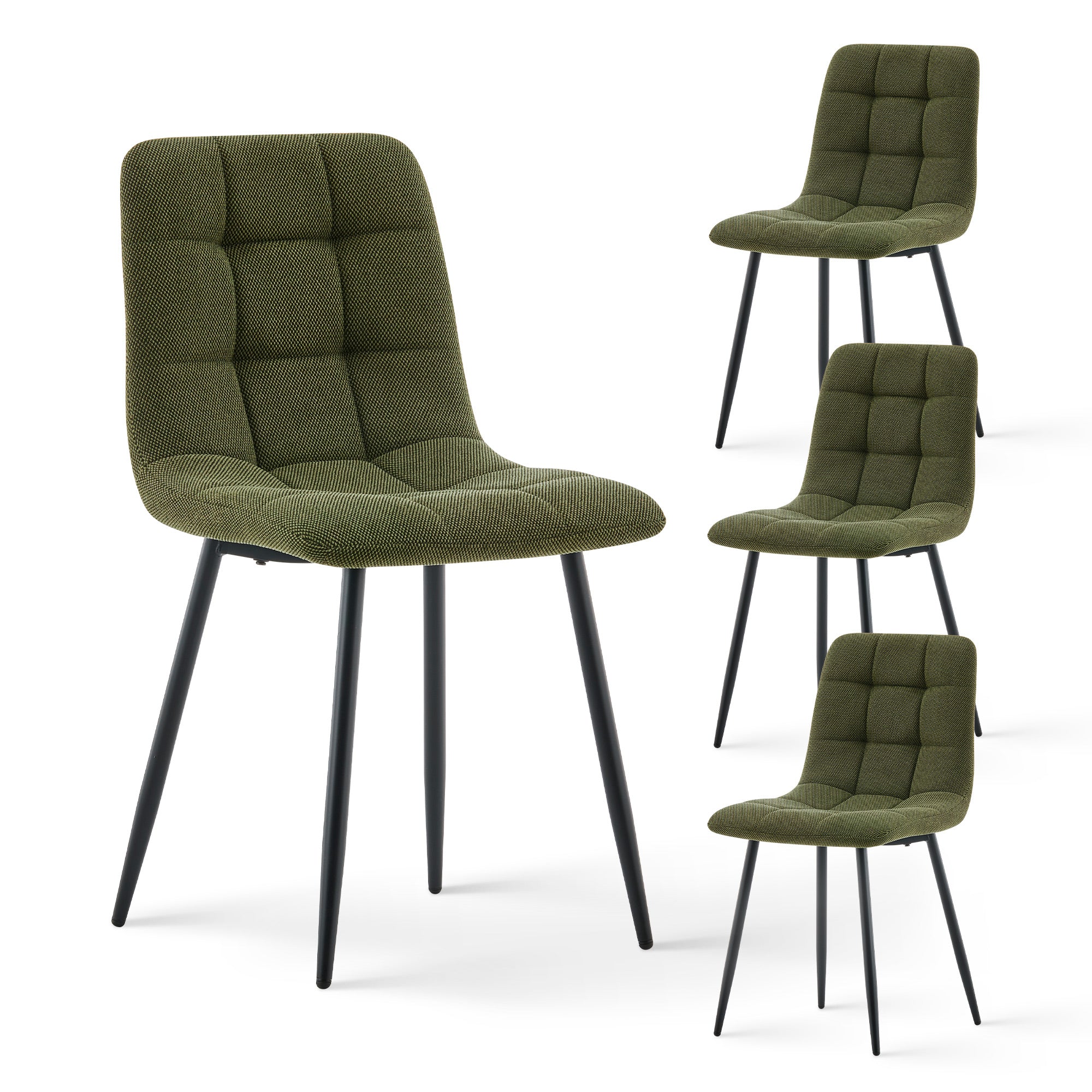 Christie Esszimmerstuhl aus Leinenmischgewebe