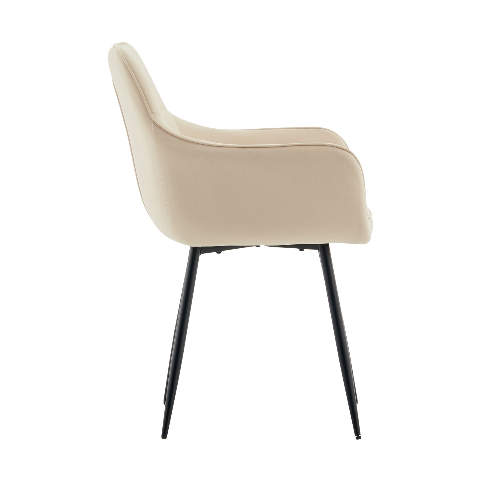 Aven Esszimmerstühle aus Samt[2er-Set]