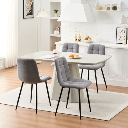 Christie Esszimmerstuhl aus Leinenmischgewebe