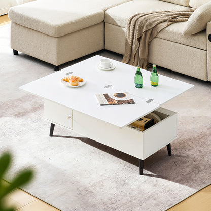 Elna Couchtisch Höhenverstellbar mit Lift-Top und Stauraum