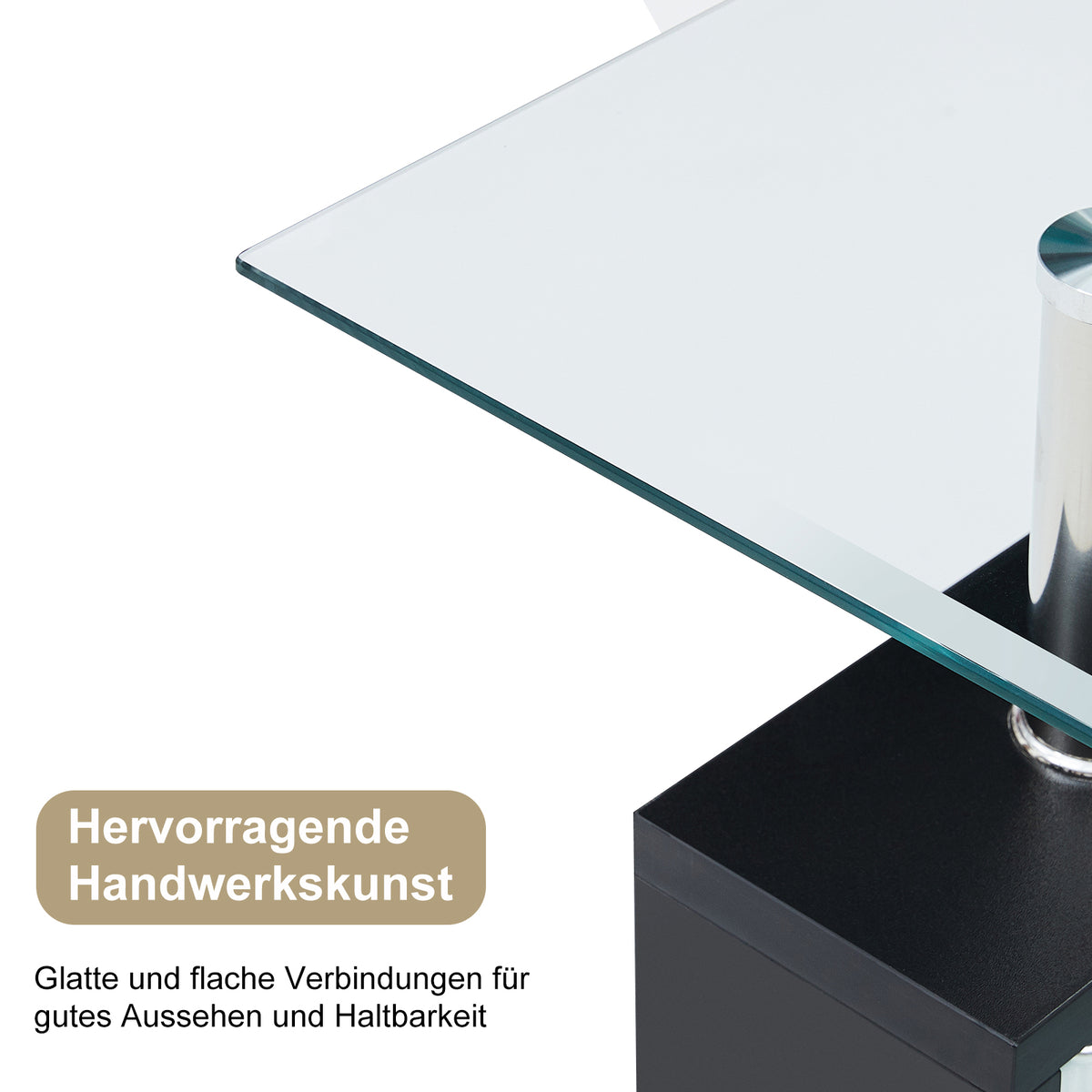 Moderner rechteckiger Couchtisch