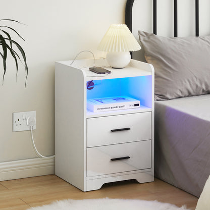 Kumar Nachttisch Hochglanz