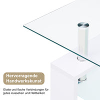 Moderner rechteckiger Couchtisch