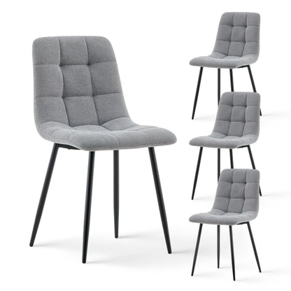 Christie Esszimmerstuhl aus Leinenmischgewebe