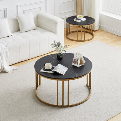 Twins runder Couchtisch