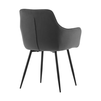 Aven Esszimmerstühle aus Samt[2er-Set]