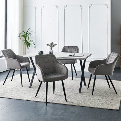 Bloor Esszimmerstühle aus Samt[2er-Set]