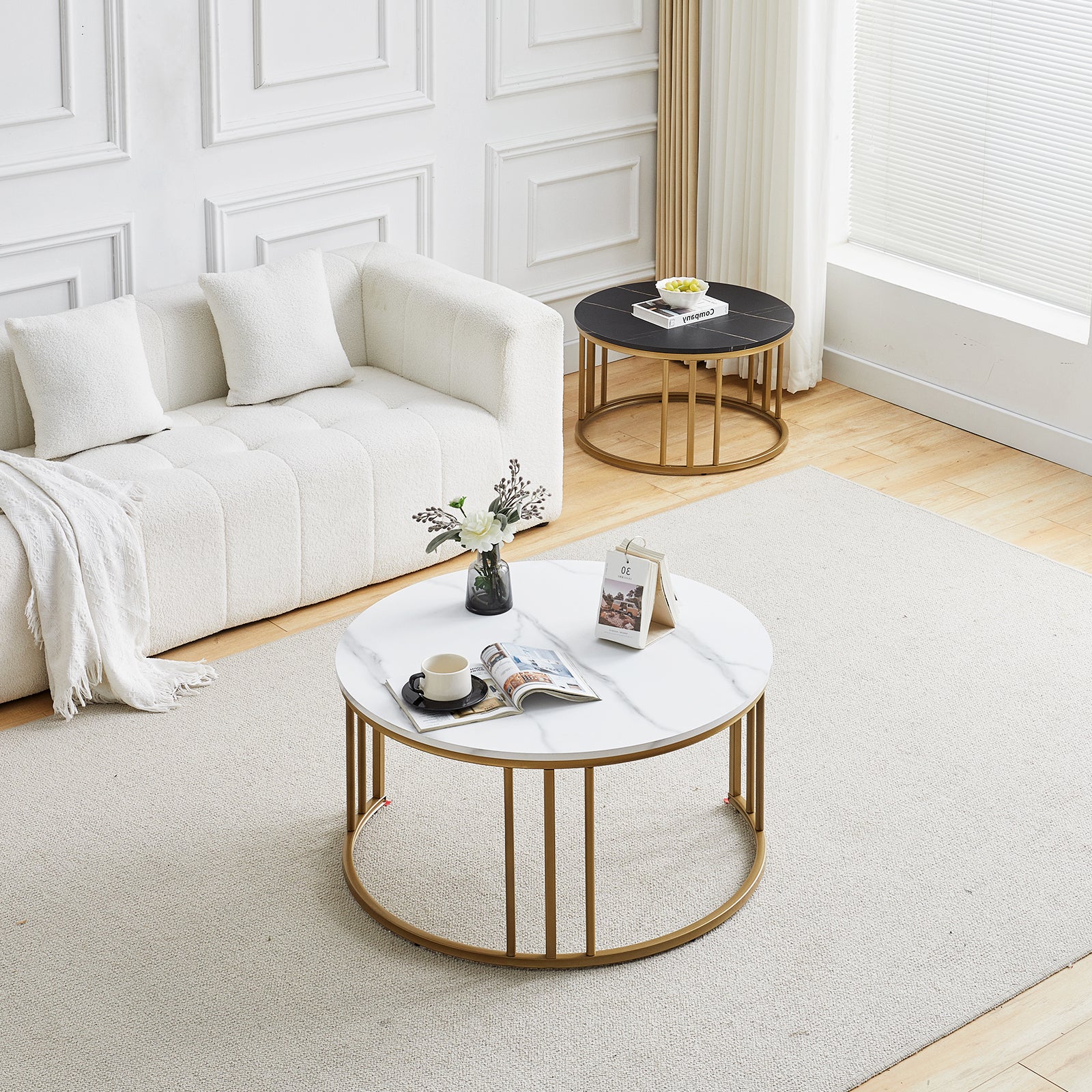 Twins runder Couchtisch