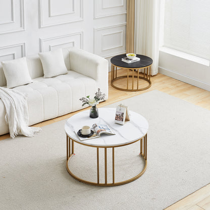 Twins runder Couchtisch