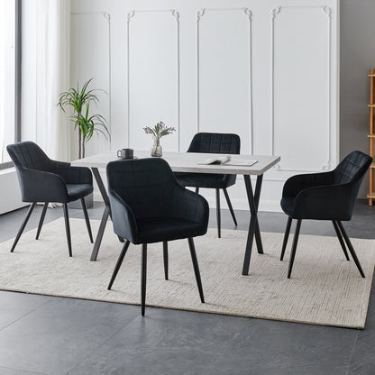 Bloor Esszimmerstühle aus Samt[2er-Set]