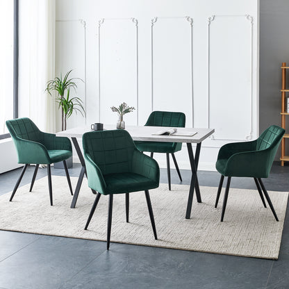 Bloor Esszimmerstühle aus Samt[2er-Set]