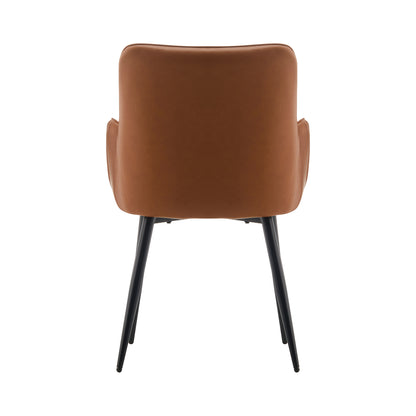 Muhsina Esszimmerstuhl aus Kunstleder[2er-Set]