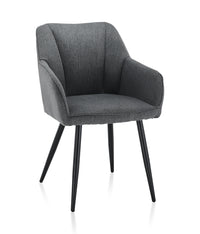 Tova Esszimmerstuhl aus Leinen[2er Set]