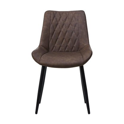 Kair Esszimmerstühle aus Kunstleder[2er-Set]