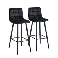 Barhocker Christie [2er-Set] [65cm] [75cm] [Samt]