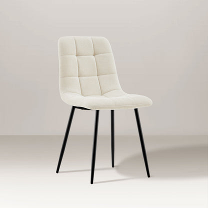 Christie Esszimmerstuhl aus Leinenmischgewebe