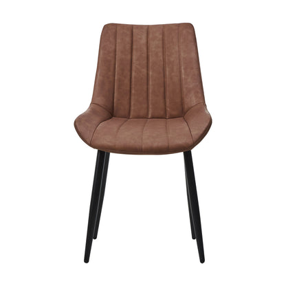 Kair Esszimmerstühle aus Kunstleder[2er-Set]