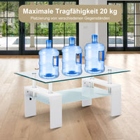 Moderner rechteckiger Couchtisch