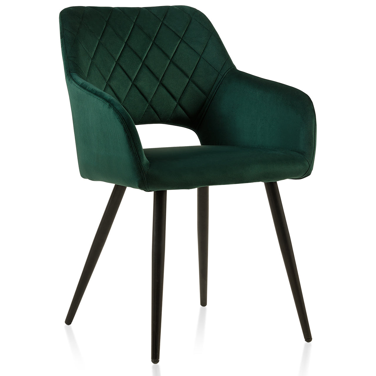 Kieran Esszimmerstühle aus Samt[2er-Set]