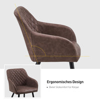 Moree Esszimmerstühle [Kunstleder] [2er-Set]