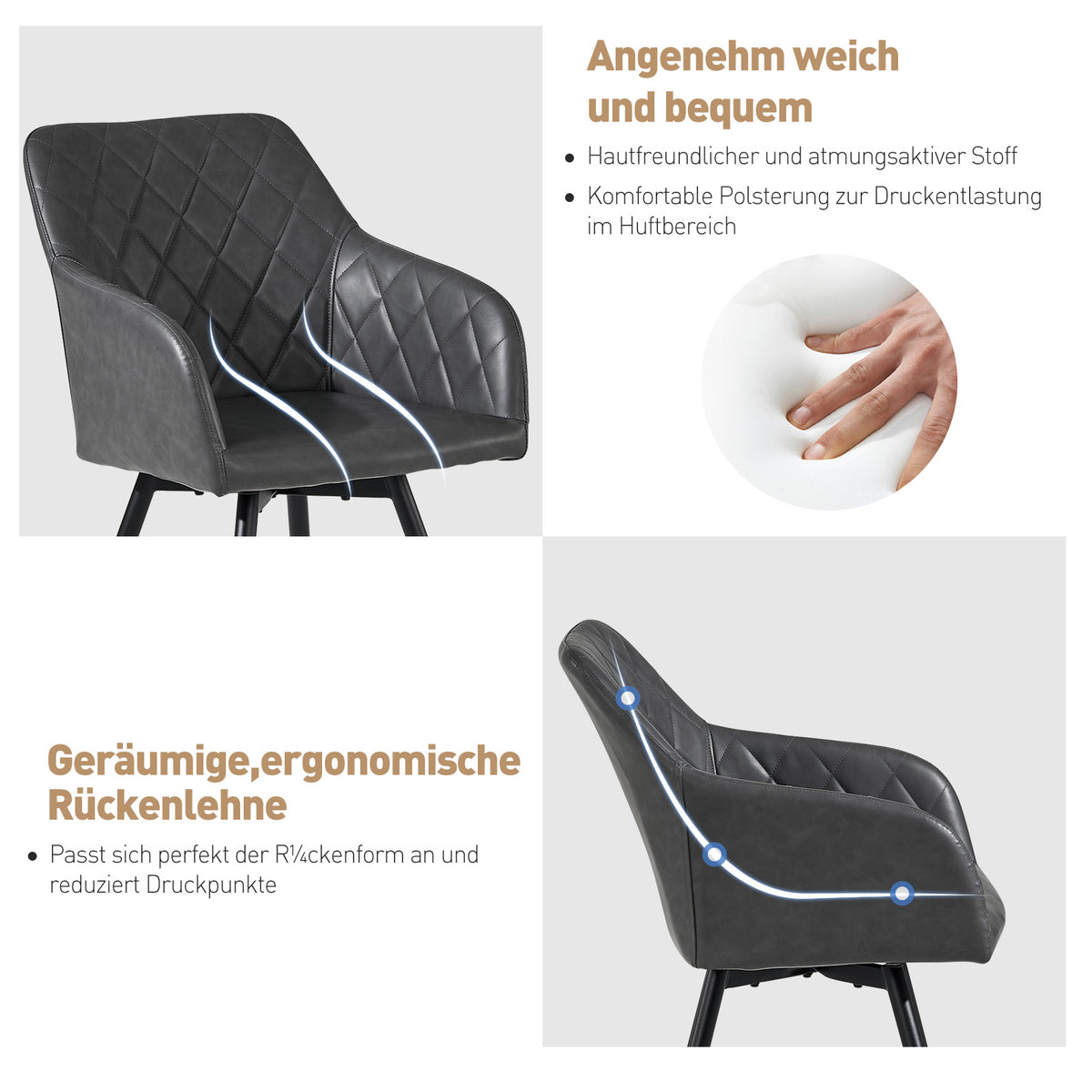 Moree Drehbarer Esszimmerstuhl