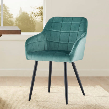 Bloor Esszimmerstühle aus Samt[2er-Set]