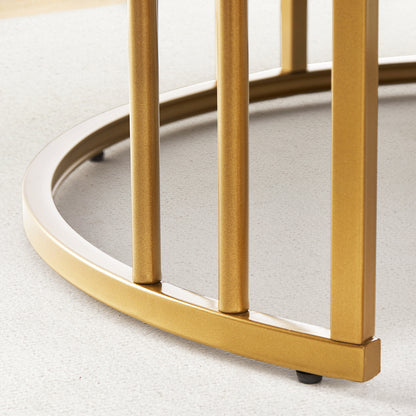 Twins runder Couchtisch