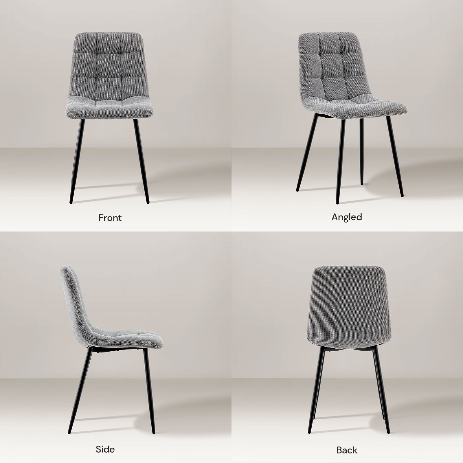 Christie Esszimmerstuhl aus Leinenmischgewebe