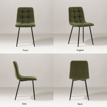 Christie Esszimmerstuhl aus Leinenmischgewebe